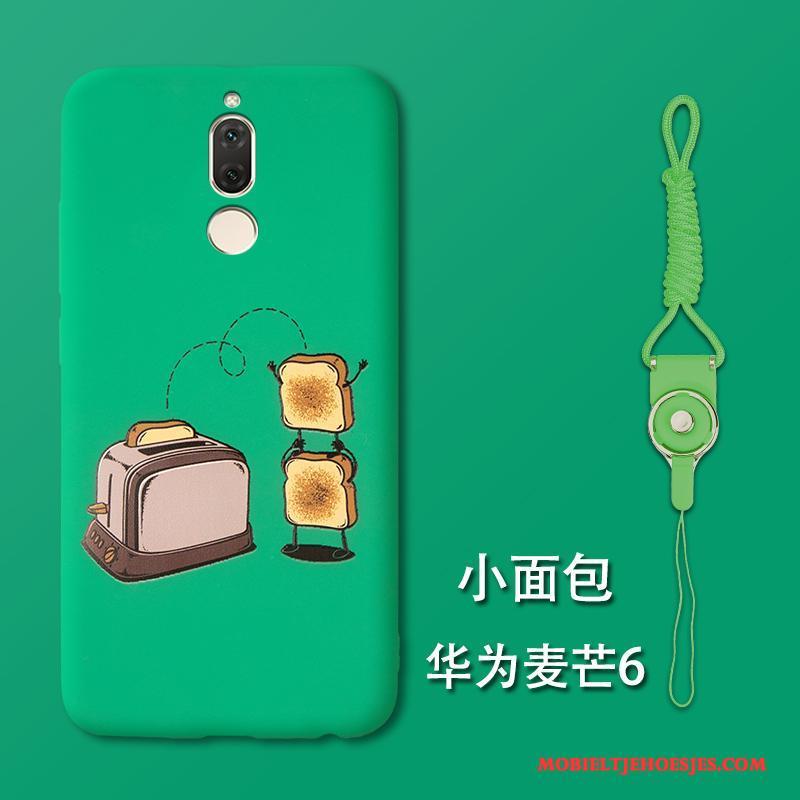 Huawei Mate 10 Lite Zacht Persoonlijk Schrobben Groen Trend Siliconen Hoesje Telefoon