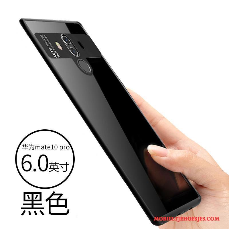Huawei Mate 10 Pro Hoesje Dun Anti-fall Siliconen Doorzichtig Zwart All Inclusive Bescherming