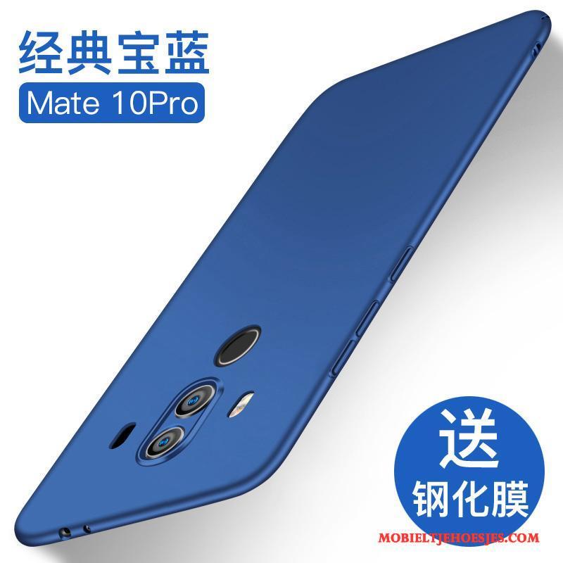 Huawei Mate 10 Pro Hoesje Telefoon All Inclusive Siliconen Schrobben Anti-fall Blauw Dun