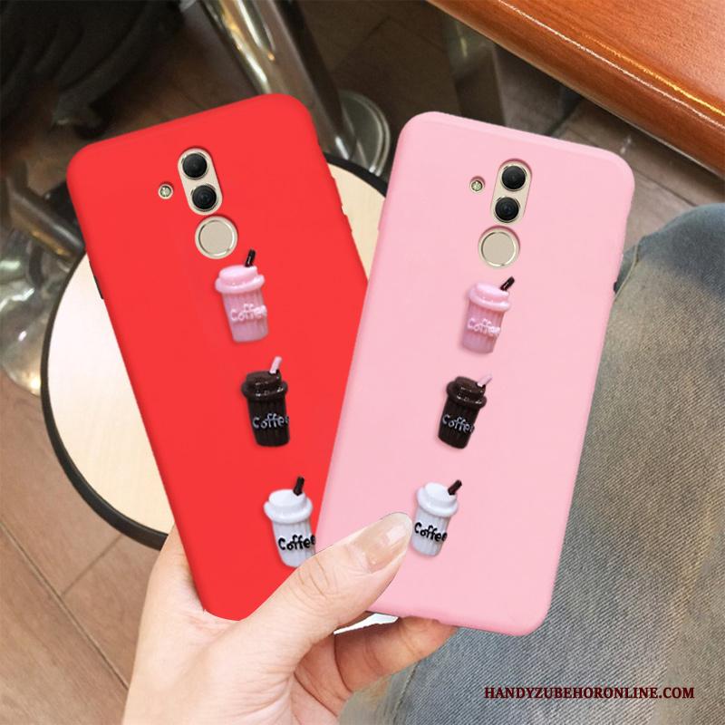 Huawei Mate 20 Lite Hoesje Telefoon Zacht Trendy Merk Roze Bescherming Anti-fall Scheppend