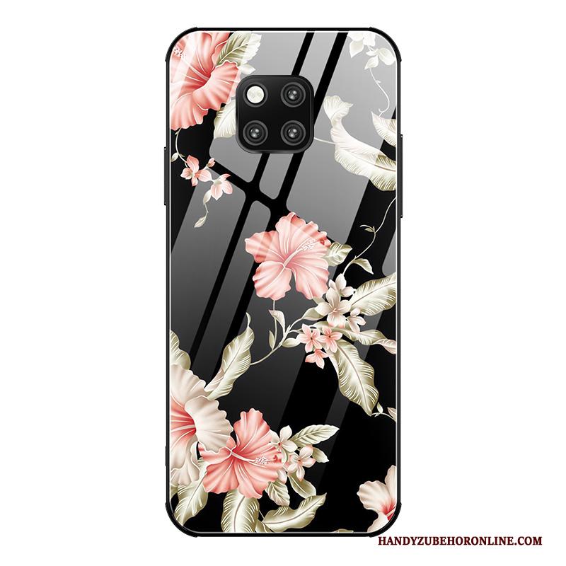 Huawei Mate 20 Pro Hoesje Glas Chinese Stijl Persoonlijk Hoes High End Anti-fall Trendy Merk