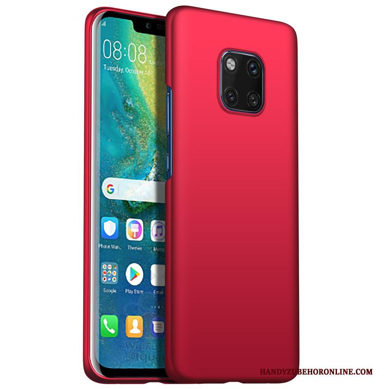 Huawei Mate 20 Rs Hoes Schrobben Dun Rood Anti-fall Hoesje Telefoon