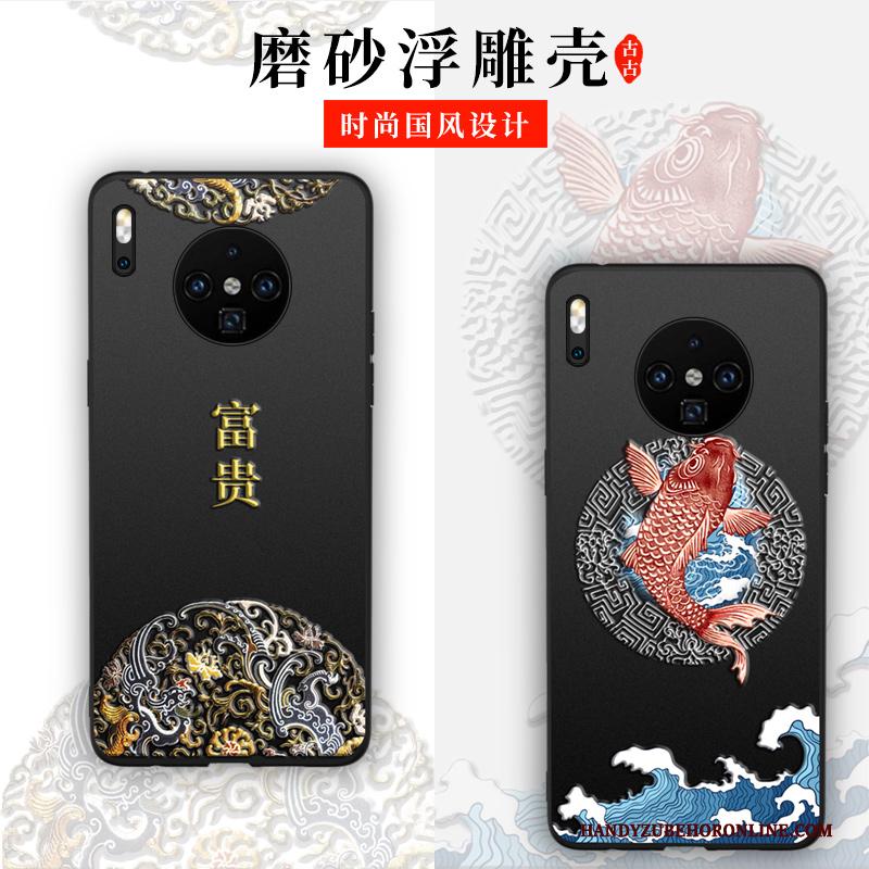 Huawei Mate 30 Hoesje Anti-fall Bescherming Chinese Stijl Net Red Zacht Wind Trend