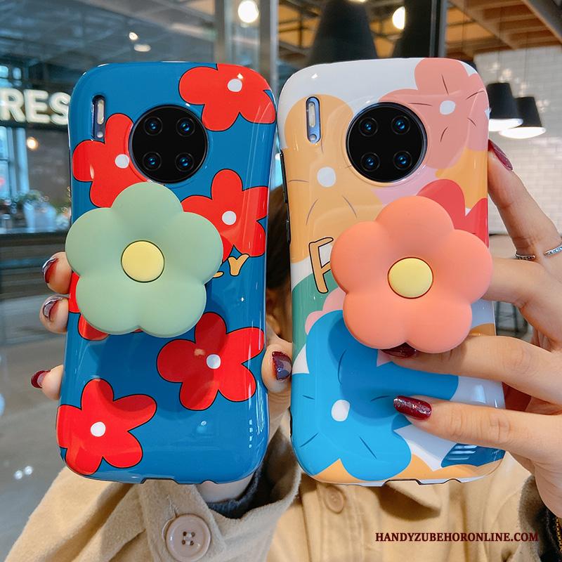 Huawei Mate 30 Pro Hoesje Nieuw Wind Bloemen Zacht Mini Net Red Hoes