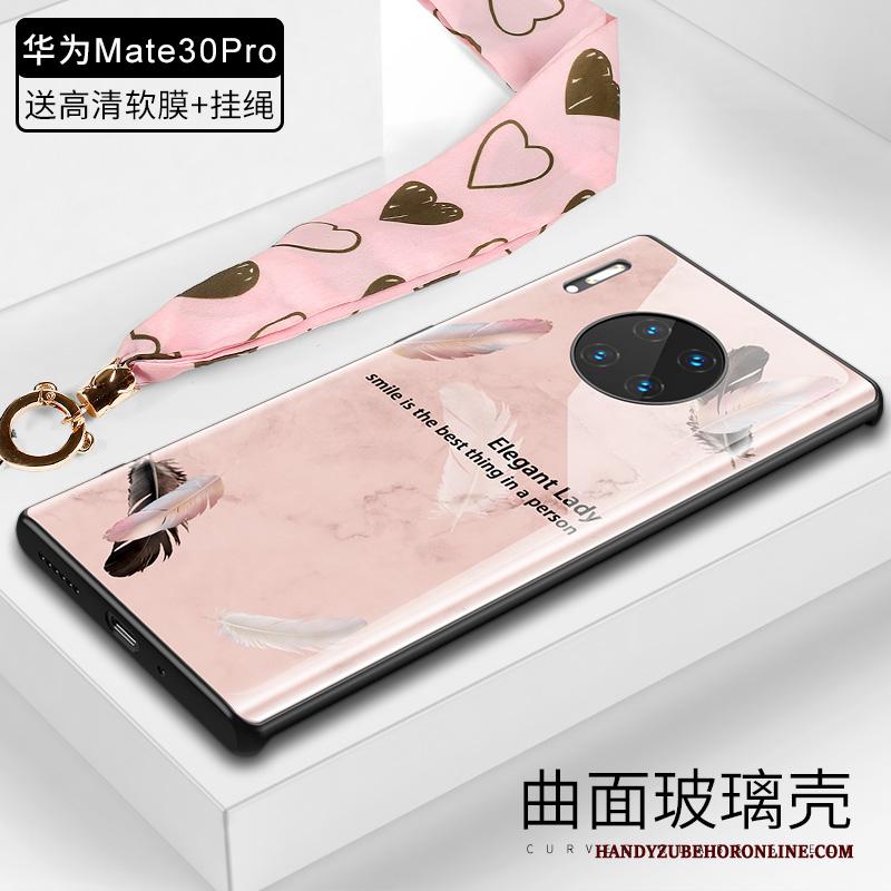 Huawei Mate 30 Pro Hoesje Trend All Inclusive Bescherming Veer Roze Luxe Hoes