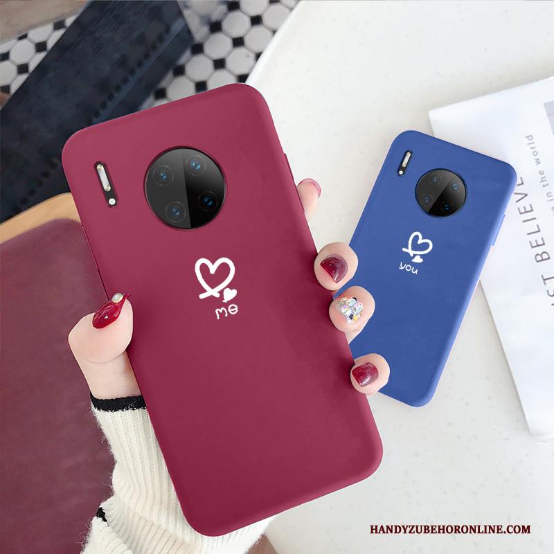 Huawei Mate 30 Pro Siliconen Bescherming Hoes Net Red Hoesje Telefoon Lovers Eenvoudige