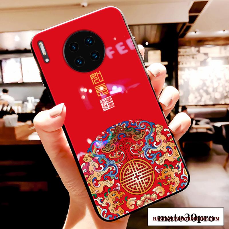 Huawei Mate 30 Pro Trend Chinese Stijl Net Red Pas Persoonlijk Rat Hoesje Telefoon