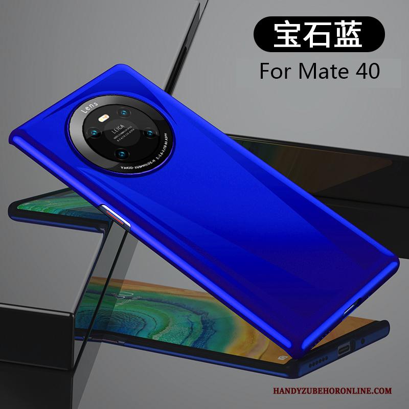 Huawei Mate 40 Hoesje Anti-fall Trend Scheppend Persoonlijk Blauw All Inclusive Glas