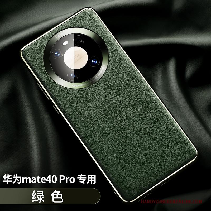Huawei Mate 40 Pro All Inclusive Dun Bescherming Hoesje Telefoon Net Red Scheppend Groen
