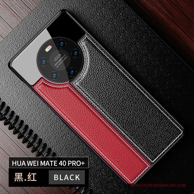 Huawei Mate 40 Pro+ Rood Scheppend High End Hoesje Telefoon Persoonlijk Leer All Inclusive