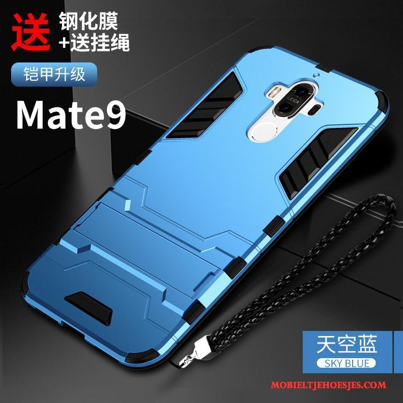 Huawei Mate 9 All Inclusive Lichtblauw Persoonlijk Siliconen Anti-fall Hoesje Telefoon Mobiele Telefoon