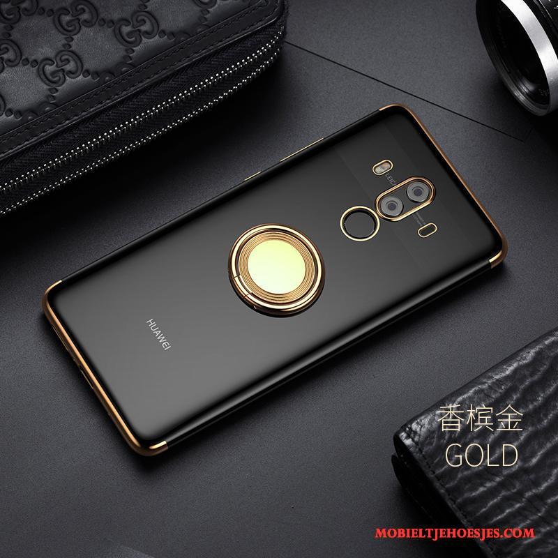Huawei Mate 9 Goud Siliconen Hoesje Telefoon Anti-fall Doorzichtig Trendy Merk