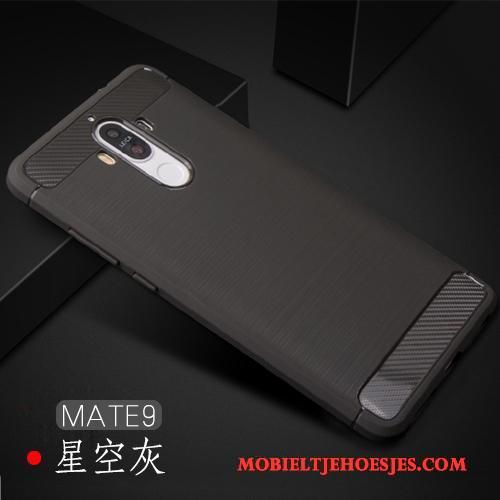 Huawei Mate 9 Grijs Trend Hoes Zacht Anti-fall Hoesje Telefoon Siliconen