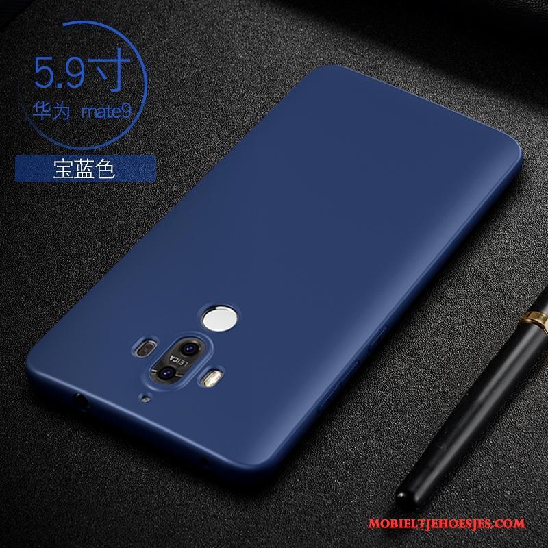 Huawei Mate 9 Hoesje Anti-fall Blauw Zacht Bescherming Hoes Siliconen Dun
