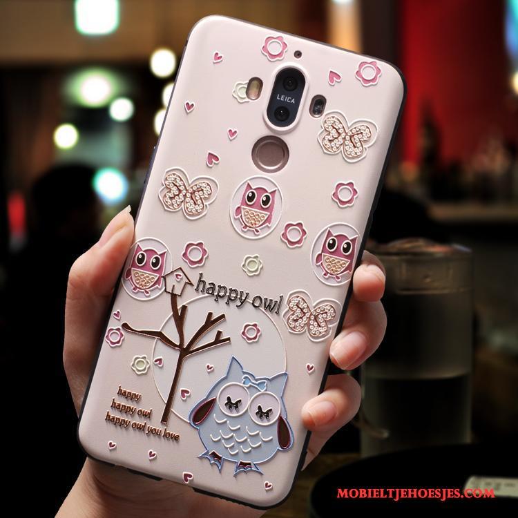 Huawei Mate 9 Hoesje Mooie Anti-fall Bescherming Persoonlijk Siliconen All Inclusive Roze