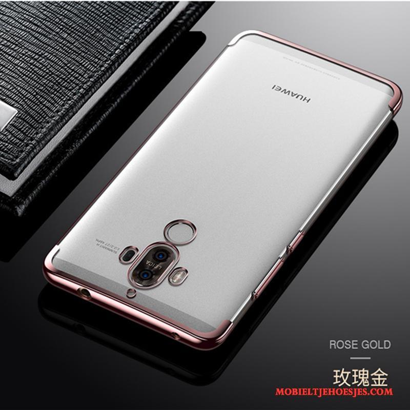 Huawei Mate 9 Hoesje Telefoon All Inclusive Scheppend Anti-fall Doorzichtig Zacht Siliconen