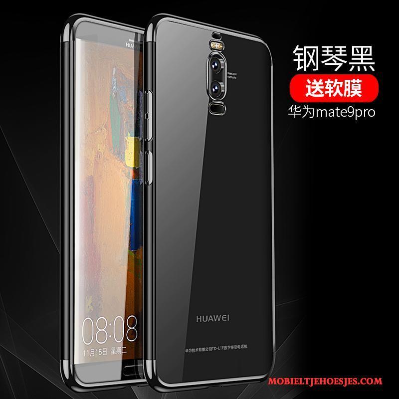 Huawei Mate 9 Pro Hoesje Telefoon Dun Zacht Siliconen Anti-fall All Inclusive Doorzichtig