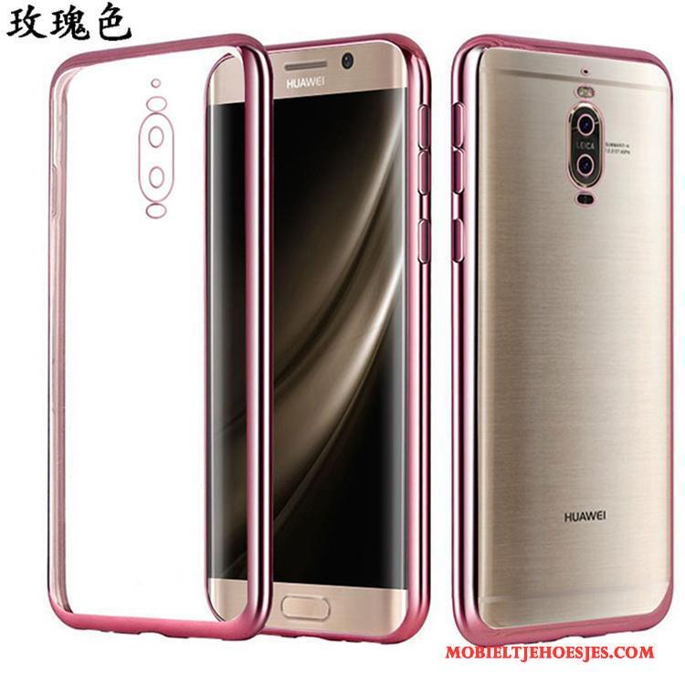 Huawei Mate 9 Pro Roze Siliconen Bescherming Hoes Zacht Hoesje Telefoon