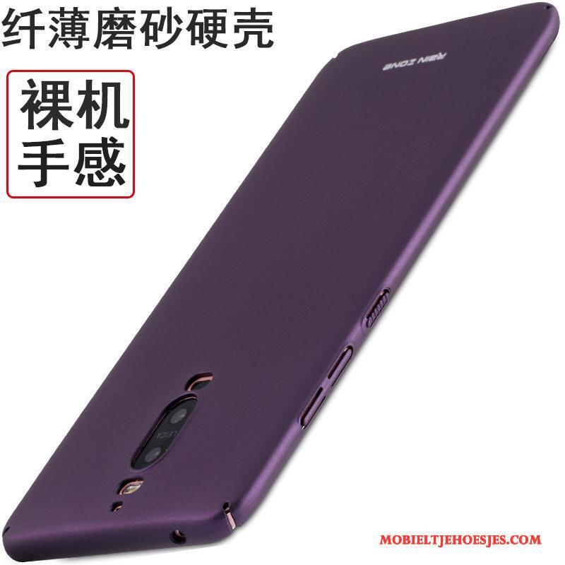 Huawei Mate 9 Pro Schrobben Hoesje Telefoon Anti-fall Purper