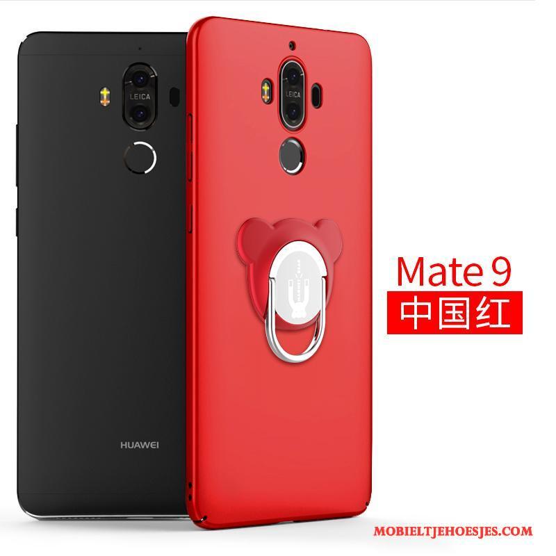 Huawei Mate 9 Scheppend Hoesje Telefoon Magnetisch Persoonlijk Rood
