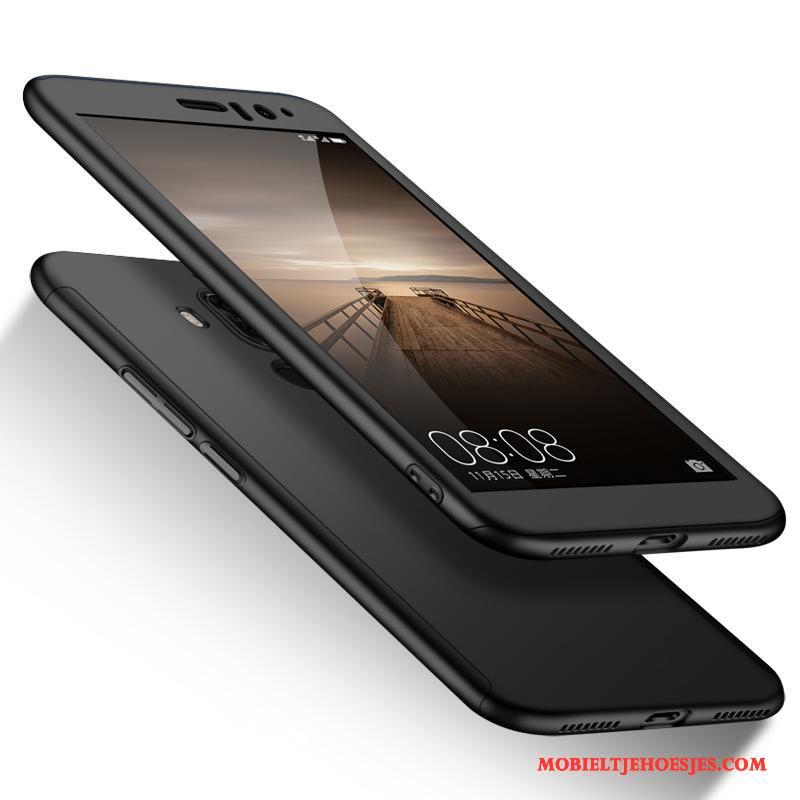 Huawei Mate 9 Siliconenhoesje All Inclusive Anti-fall Bescherming Zwart Hoesje Telefoon