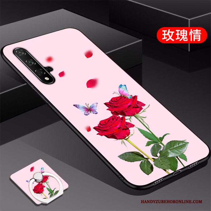 Huawei Nova 5t Nieuw Trendy Merk Bescherming Rood Hoes Hoesje Telefoon Mode