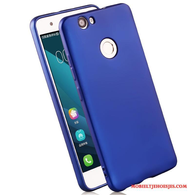 Huawei Nova Anti-fall Hoes Zwart Bescherming Blauw Hoesje Telefoon All Inclusive