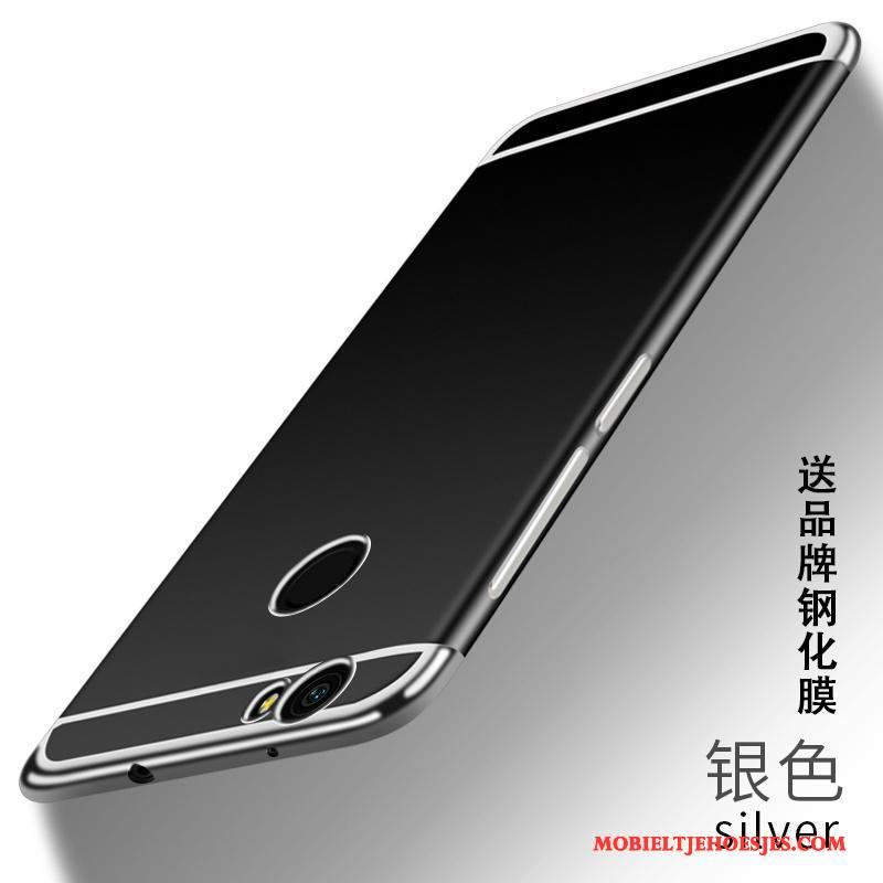 Huawei Nova Anti-fall Siliconen Zilver Hoes Bescherming Zacht Hoesje Telefoon