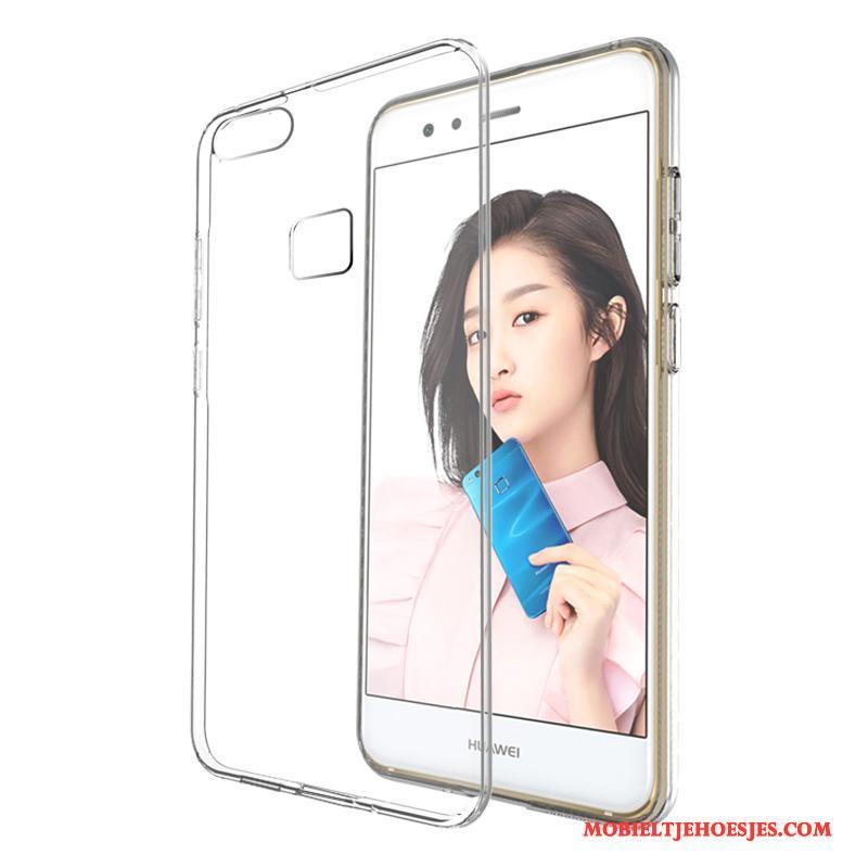 Huawei Nova Hoesje Telefoon Doorzichtig Siliconen Anti-fall Jeugd Eenvoudige Zacht