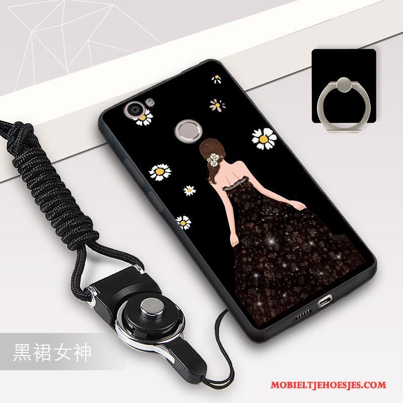 Huawei Nova Siliconen Hoesje Mobiele Telefoon Bescherming Hanger Zacht Anti-fall
