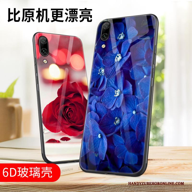 Huawei P Smart+ 2019 Scheppend Persoonlijk Siliconen Hoes Donkerblauw Hoesje Telefoon All Inclusive