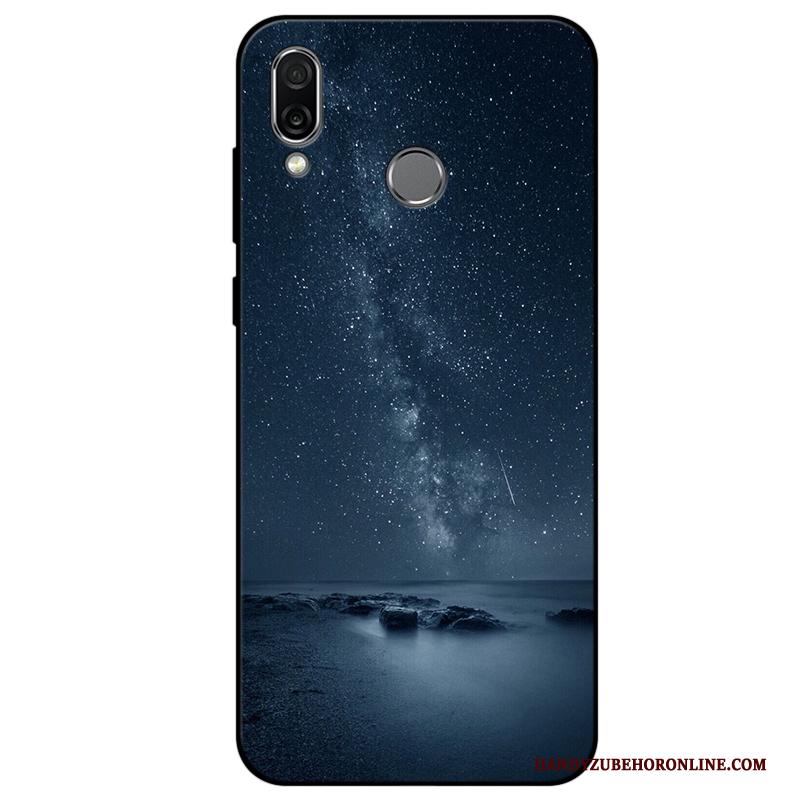 Huawei P Smart+ Hoes Anti-fall Hoesje All Inclusive Blauw Zacht Persoonlijk