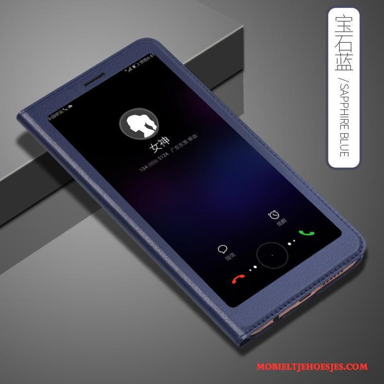 Huawei P Smart Hoes Blauw All Inclusive Hoesje Telefoon Clamshell Bescherming Anti-fall