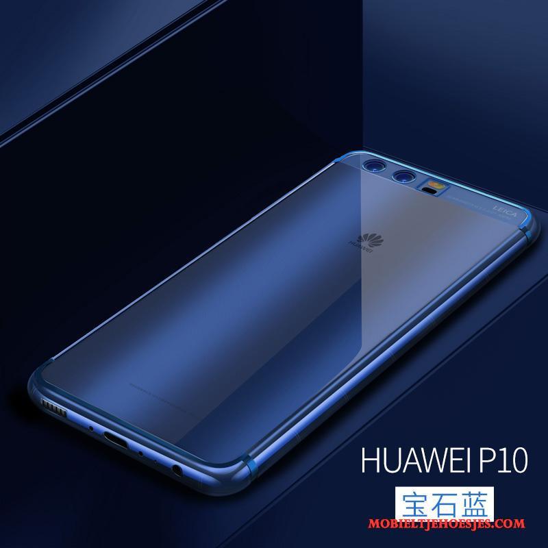 Huawei P10 Dun Blauw Doorzichtig Hoesje Trend Telefoon Scheppend