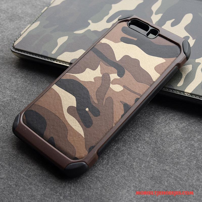 Huawei P10 Hoes Gasbag Hoesje Telefoon Siliconen Bescherming Persoonlijk Camouflage