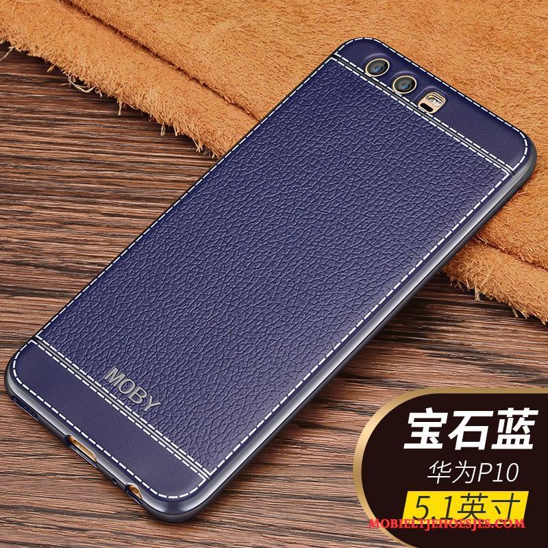 Huawei P10 Hoesje Dunne Siliconen Blauw Mobiele Telefoon Bedrijf Hoes Nieuw