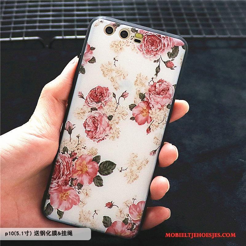 Huawei P10 Hoesje Kleur Bescherming Bloemen Scheppend Hoes Mobiele Telefoon Trend