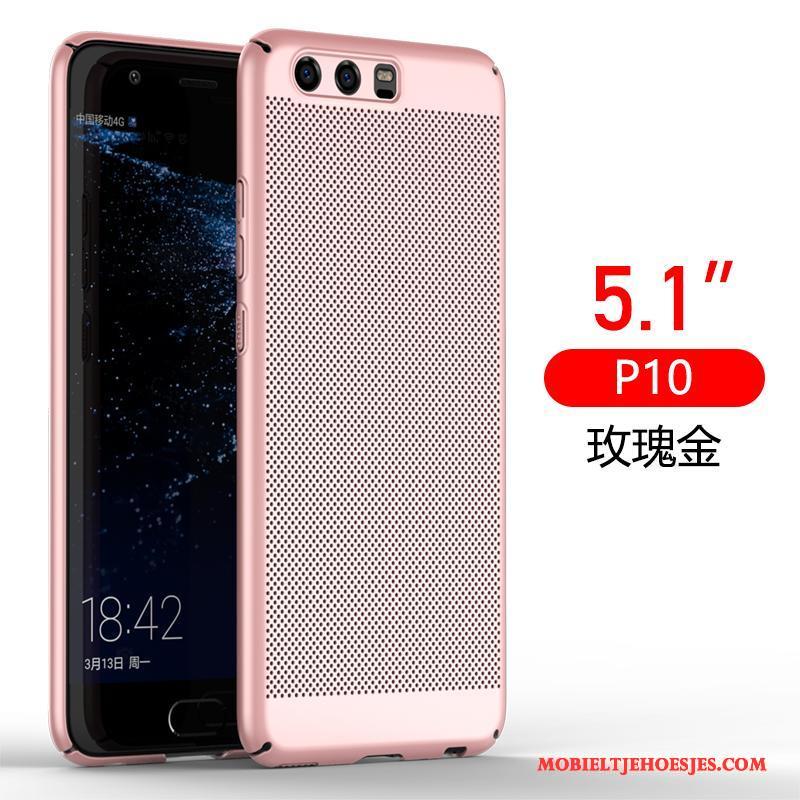 Huawei P10 Hoesje Roze Hoes Pu Hard Het Uitstralen Schrobben All Inclusive