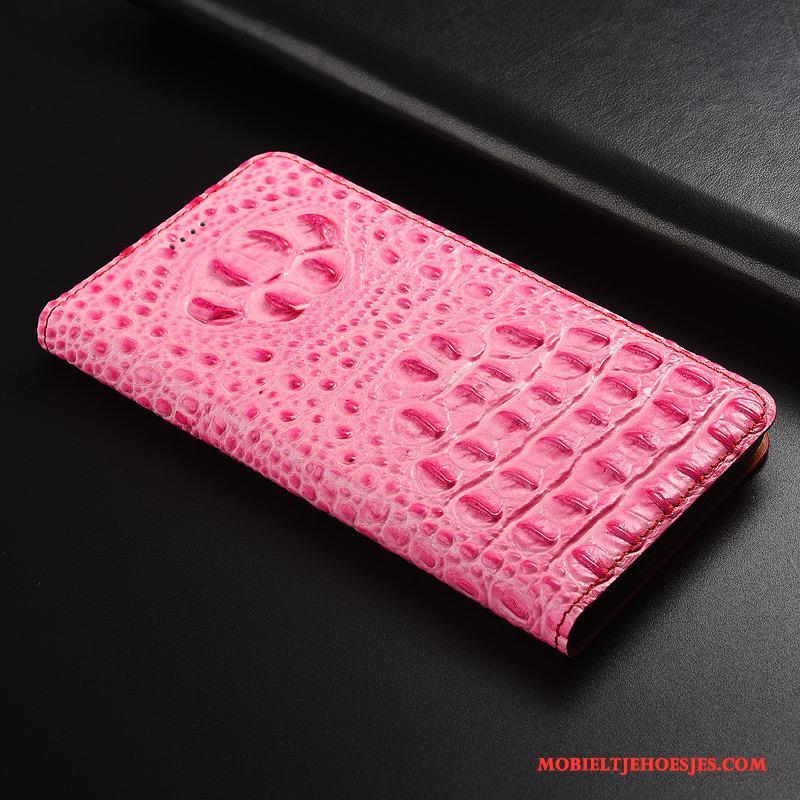 Huawei P10 Lite Roze Siliconen Mobiele Telefoon Bescherming Hoesje Telefoon Patroon Folio
