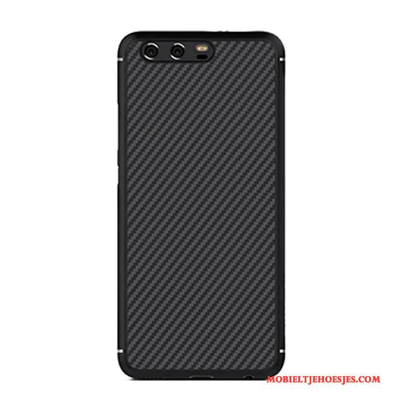 Huawei P10 Plus Mobiele Telefoon Hoes Hoesje Telefoon Fiber Magnetisch Goud