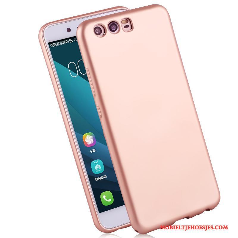 Huawei P10 Plus Rose Goud Hoes All Inclusive Hoesje Telefoon Siliconenhoesje Bescherming Hanger