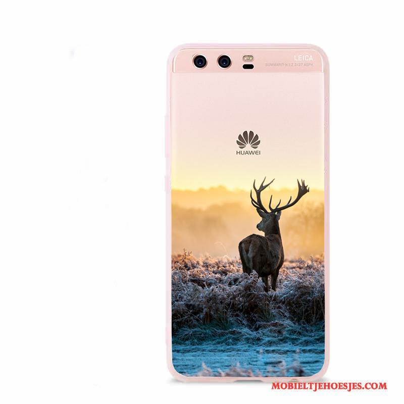 Huawei P10 Scheppend Bescherming Mobiele Telefoon Hoes Zacht Siliconen Hoesje