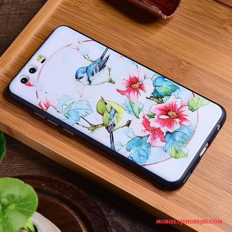 Huawei P10 Trendy Merk Scheppend Chinese Stijl Vintage Kunst Hoesje Telefoon Persoonlijk