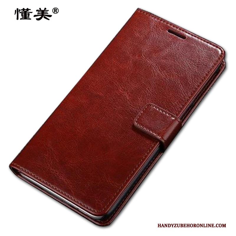 Huawei P20 Leren Etui Hoesje Telefoon Mobiele Telefoon Folio All Inclusive Portemonnee Anti-fall