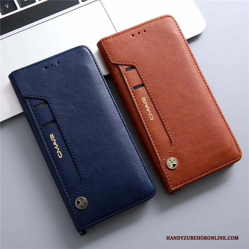 Huawei P20 Lite Kaart Tas Bescherming Hoesje Telefoon Leren Etui Folio All Inclusive