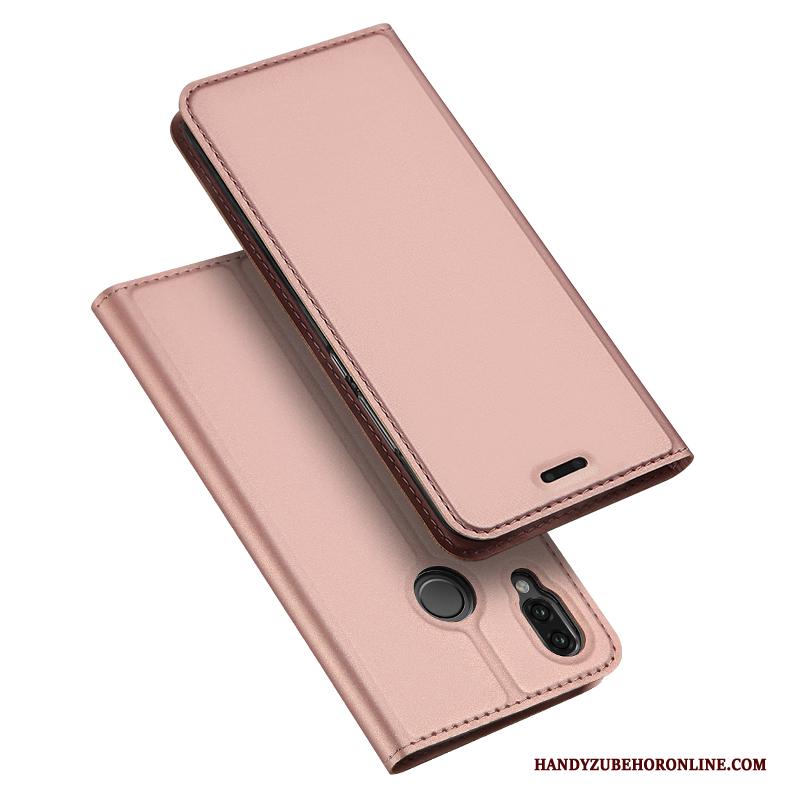Huawei P20 Lite Nieuw Mobiele Telefoon Leren Etui Rose Goud All Inclusive Anti-fall Hoesje