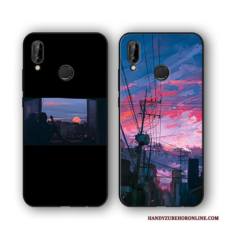 Huawei P20 Lite Zacht All Inclusive Hoesje Kleur Mobiele Telefoon Siliconen Bescherming