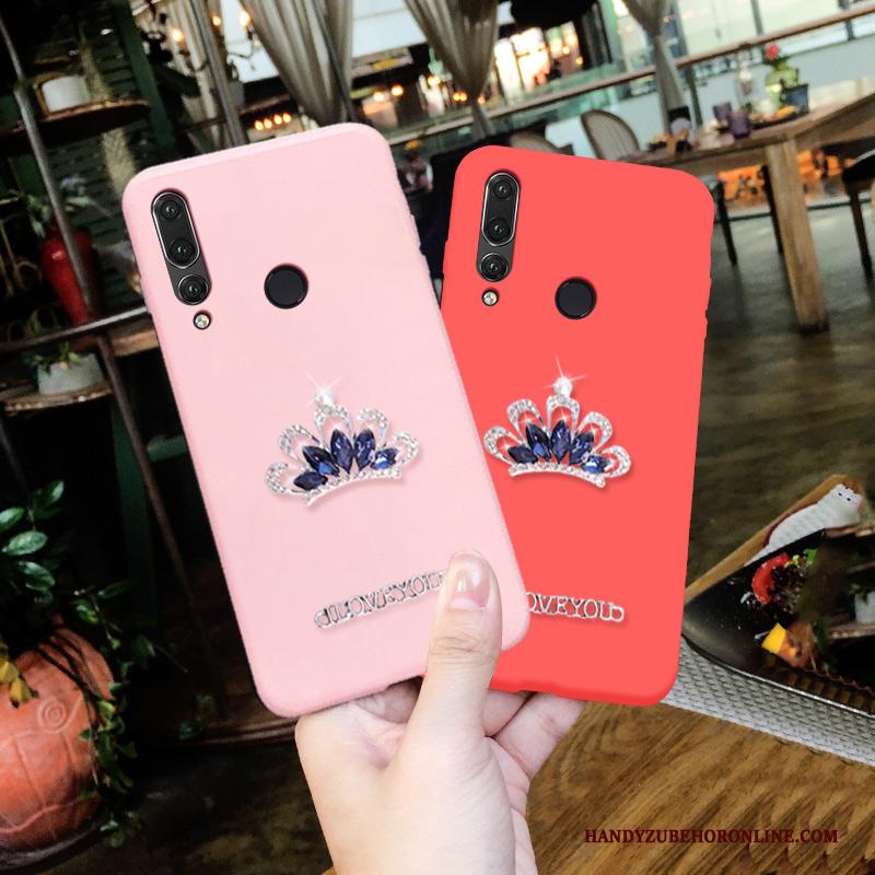 Huawei P30 Lite Hoesje Telefoon Schrobben Anti-fall Bescherming Roze Zacht All Inclusive