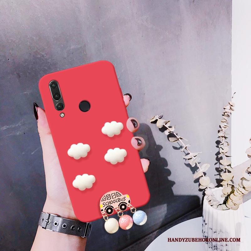 Huawei P30 Lite Nieuw Anti-fall Hoes Siliconen Rood Bescherming Hoesje Telefoon