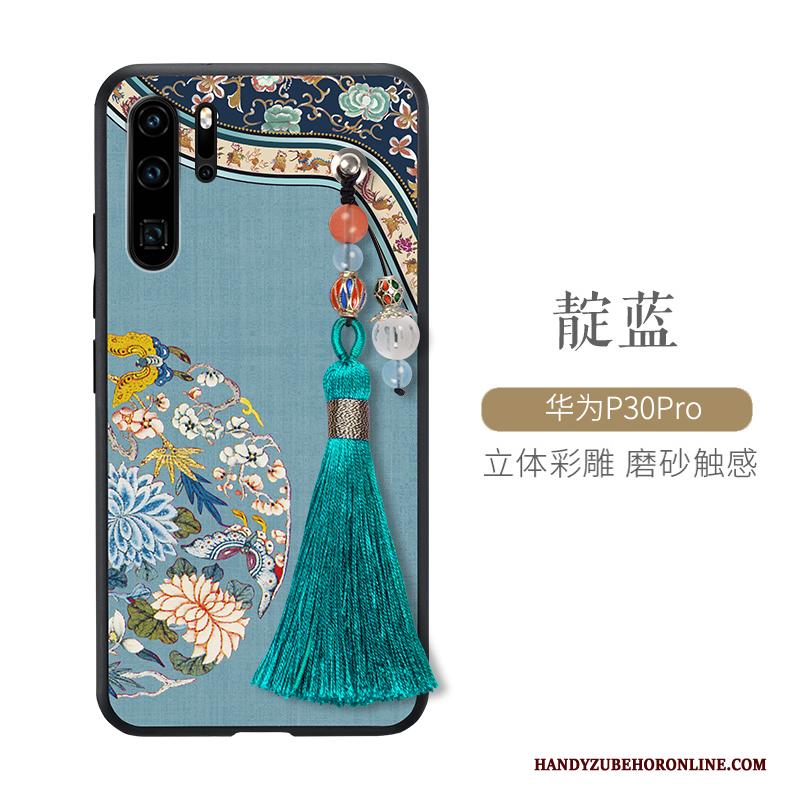 Huawei P30 Pro Groen Wind Siliconen All Inclusive Paleis Hoesje Telefoon